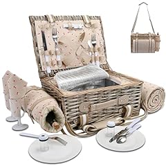 19pcs picnic basket for sale  Delivered anywhere in USA 