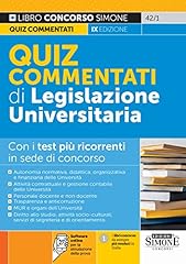 Quiz commentati legislazione usato  Spedito ovunque in Italia 