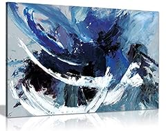 Blue white abstract for sale  Delivered anywhere in UK