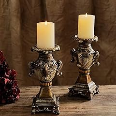 Gold vintage candle for sale  Delivered anywhere in USA 