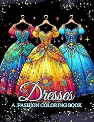 Dresses coloring book for sale  Delivered anywhere in USA 