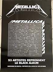 Metallica blacklist 70x100cm d'occasion  Livré partout en France