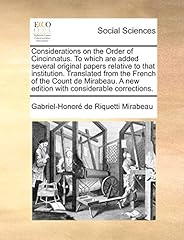 Considerations order cincinnat for sale  Delivered anywhere in USA 