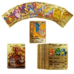 54 Pcs Cartoon TCG Gold Foil Card, Gold Foil Assorted for sale  Delivered anywhere in Canada