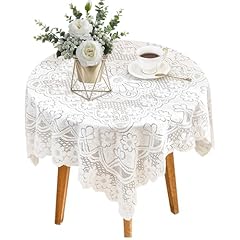 Square lace tablecloth3 for sale  Delivered anywhere in USA 