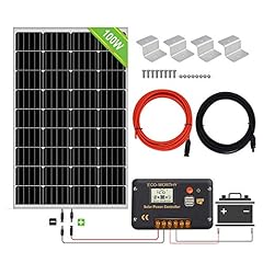 ECO-WORTHY 100 Watt 12V Solar Panels Kit + 20A Charge, used for sale  Delivered anywhere in UK