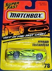 Matchbox ferrari testarossa usato  Spedito ovunque in Italia 