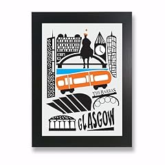 Glasgow city print for sale  Delivered anywhere in UK
