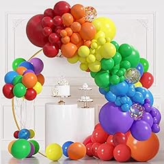 Rainbow balloons 120pcs for sale  Delivered anywhere in UK