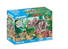 Playmobil dinos triceratops d'occasion  Livré partout en Belgiqu