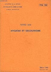 Hygiene secourisme tta d'occasion  Livré partout en France
