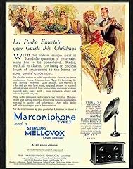 Print marconiphone radio for sale  Delivered anywhere in UK