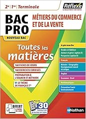 Matières bac pro d'occasion  Livré partout en France