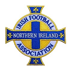 Northern Ireland Soccer Crest Patch 3 Inch Embroidered for sale  Delivered anywhere in UK