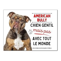 Plaque american bully d'occasion  Livré partout en France