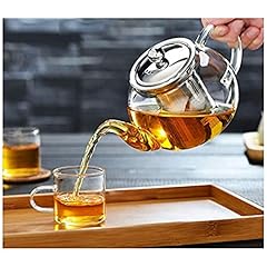 Glass teapot infuser for sale  Delivered anywhere in UK