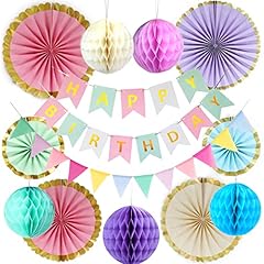 Pastel birthday party for sale  Delivered anywhere in UK