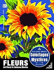 Coloriages mystères fleurs d'occasion  Livré partout en France