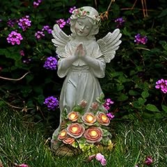 Garden Decor Angel Statue, Outdoor Patio Garden Sculptures, used for sale  Delivered anywhere in USA 