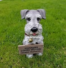 Gardengreeters schnauzer statu for sale  Delivered anywhere in USA 