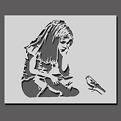 Banksy girl bluebird for sale  Delivered anywhere in Ireland