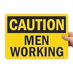 Smartsign caution men for sale  Delivered anywhere in USA 