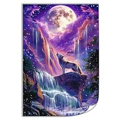 Waterfall wildlife wolf for sale  Delivered anywhere in USA 