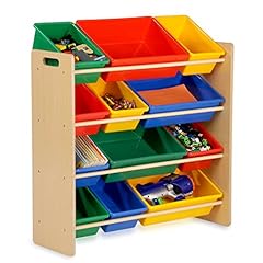 Honey-Can-Do Kids Toy Organizer and Storage Bins, Natural/Primary for sale  Delivered anywhere in USA 