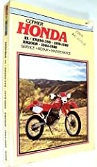 Used, Honda Xl/Xr 250-350, 1978-1989 Xr200R, 1984-1985: Service, for sale  Delivered anywhere in Canada