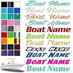 Boat name decal for sale  Delivered anywhere in USA 