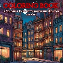 Night city coloring for sale  Delivered anywhere in UK