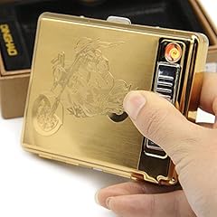 Gold metal cigarette for sale  Delivered anywhere in USA 