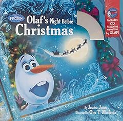 Olaf's Night Before Christmas Book & CD (Disney Frozen), used for sale  Delivered anywhere in USA 