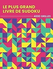 Grand livre sudoku d'occasion  Livré partout en France
