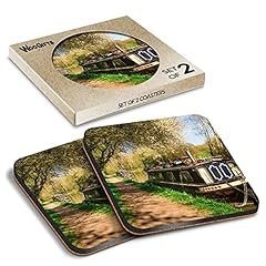 Square coasters barge for sale  Delivered anywhere in UK