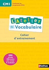 Atelier vocabulaire cahier d'occasion  Livré partout en Belgiqu