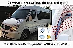 Mrp Set Of 2 Wind Deflectors IN-CHANNEL Type Compatible, used for sale  Delivered anywhere in UK