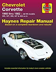 Chevrolet Corvette 1968 thru 1982 Haynes Repair Manual:, used for sale  Delivered anywhere in USA 