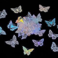 45pcs glitter butterfly for sale  Delivered anywhere in Ireland