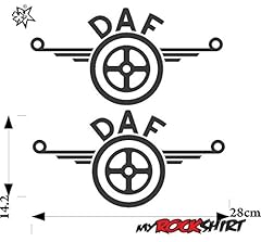 Myrockshirt dafaufkleber logo gebraucht kaufen  Wird an jeden Ort in Deutschland