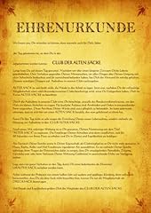 Quatschmanufaktur urkunde post gebraucht kaufen  Wird an jeden Ort in Deutschland