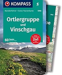 Kompass wanderführer ortlergr usato  Spedito ovunque in Italia 