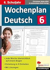 Wochenplan deutsch klasse gebraucht kaufen  Wird an jeden Ort in Deutschland