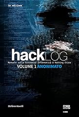 Hacklog volume anonimato usato  Spedito ovunque in Italia 