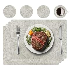 Placemats set coasters for sale  Delivered anywhere in USA 