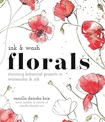Ink wash florals for sale  Delivered anywhere in USA 