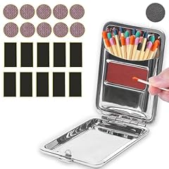 Metal match boxes for sale  Delivered anywhere in USA 