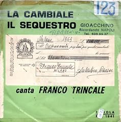 Franco trincale cambiale usato  Spedito ovunque in Italia 