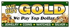 Buy gold banner for sale  Delivered anywhere in USA 