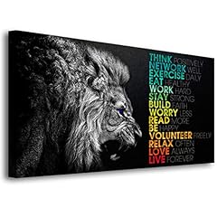 Animal lion canvas for sale  Delivered anywhere in USA 